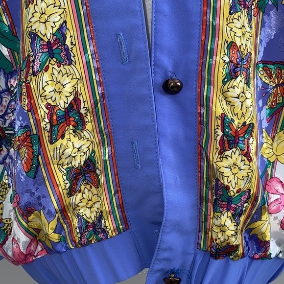 Vintage 90’s flagg prestige chiffon cardigan - Picture 3 of 6